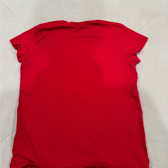 Polo by Ralph Lauren Red, Navy, and Gray Striped Tees - Picture 5 of 13